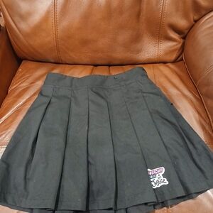 Justice Cartoon Network Power Puff Girls Black Pleated Mini Skort Girls Size L